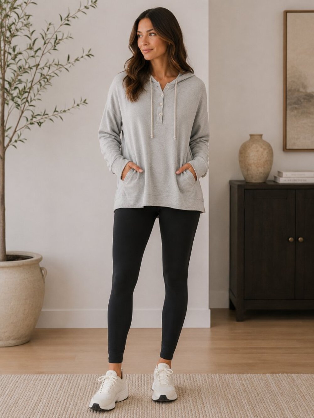 Aerie Henley Hoodie